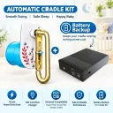 Electric Baby Cradle Auto Swing Motor with Power Battery Backup & Timer – Heavy Duty Swinger for Indian Ghodiya, Palna & Uyyala